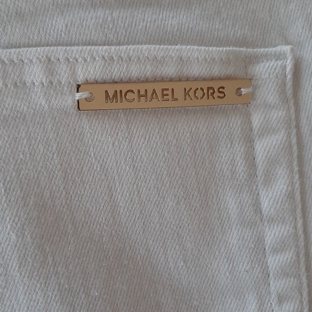Michael Kors white skinny jeans